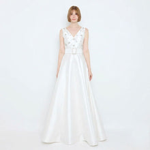 Load image into Gallery viewer, Diamante V-Neck Gown