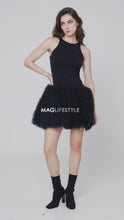 Load and play video in Gallery viewer, Tulle Ruffled Sleeveless Dress