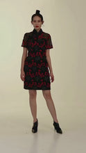 Load and play video in Gallery viewer, Fen Fen Embroidered Qipao