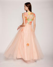 Load image into Gallery viewer, Applique Lace Tulle Long