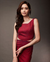 Load image into Gallery viewer, Kaylee Diamond Fitted Dress