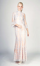 Load image into Gallery viewer, Jeslyn Trumpet Sleeve Beaded Lace Dress