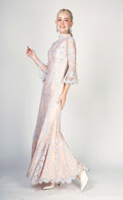 Load image into Gallery viewer, Jeslyn Trumpet Sleeve Beaded Lace Dress