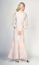Load image into Gallery viewer, Jeslyn Trumpet Sleeve Beaded Lace Dress