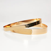 Load image into Gallery viewer, Wide Full Metal Waist Belt