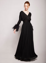Load image into Gallery viewer, Panthea Ostrich feather gown