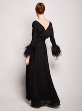 Load image into Gallery viewer, Panthea Ostrich feather gown