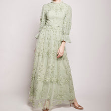 Load image into Gallery viewer, Ella embroidered maxi dress