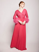 Load image into Gallery viewer, Panthea Ostrich feather gown