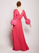 Load image into Gallery viewer, Panthea Ostrich feather gown