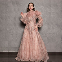 Load image into Gallery viewer, ORA LACE BEADING GOWN