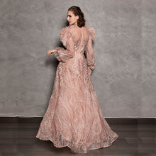 Load image into Gallery viewer, ORA LACE BEADING GOWN