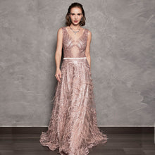Load image into Gallery viewer, ORETTA LACE BEADING GOWN