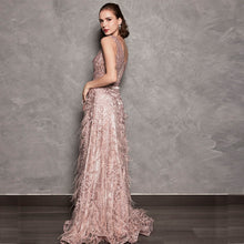 Load image into Gallery viewer, ORETTA LACE BEADING GOWN