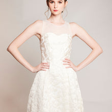 Load image into Gallery viewer, LITZY JACQUARD SLEEVELESS GOWN