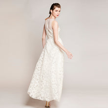 Load image into Gallery viewer, LITZY JACQUARD SLEEVELESS GOWN