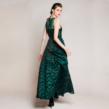Load image into Gallery viewer, LITZY JACQUARD SLEEVELESS GOWN