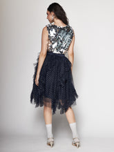 Load image into Gallery viewer, Asymmetric Tulle Midi Skirt