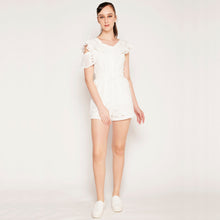 Load image into Gallery viewer, Eyelet Romper