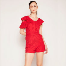 Load image into Gallery viewer, Eyelet Romper