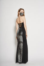 Load image into Gallery viewer, Helena Metallic Tube Dress