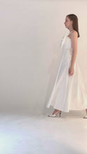 Load and play video in Gallery viewer, LILIA FRONT BOW STRAPPY GOWN