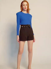 Load and play video in Gallery viewer, Leica Long Sleeve Knit Top
