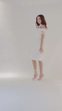 Load and play video in Gallery viewer, Uma Cold Shoulder Sequin Dress