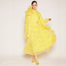 Load image into Gallery viewer, Bows embroidered Organza Skirt