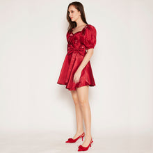 Load image into Gallery viewer, LIVIA PUFF SLEEVE DRESS
