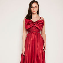 Load image into Gallery viewer, LILIA FRONT BOW STRAPPY GOWN