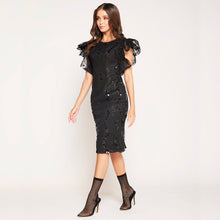 Load image into Gallery viewer, Ulla Ruffled Sequin Dress
