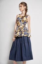 Load image into Gallery viewer, Printed Scallop Top