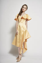 Load image into Gallery viewer, Shilo Ruffled Asymmetric Dress