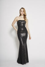 Load image into Gallery viewer, Helena Metallic Tube Dress