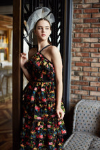 Load image into Gallery viewer, Brianna Embroidered Layered Dress