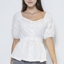 Load image into Gallery viewer, Cotton Top With Belt
