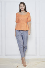 Load image into Gallery viewer, Cotton Top With Belt