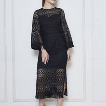 Load image into Gallery viewer, Ozella Guipure Dress