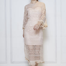 Load image into Gallery viewer, Ozella Guipure Dress
