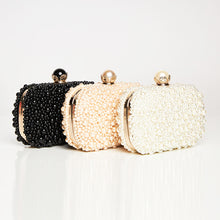 Load image into Gallery viewer, Pearl Beaded Clutch