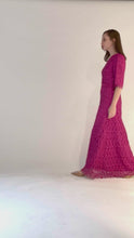 Load and play video in Gallery viewer, Aliza Floral Maxi Dress