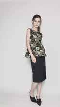 Load and play video in Gallery viewer, Printed Scallop Top
