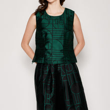 Load image into Gallery viewer, Geometric sleeveless top