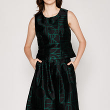 Load image into Gallery viewer, Geometric sleeveless top