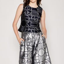 Load image into Gallery viewer, Geometric sleeveless top