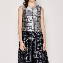 Load image into Gallery viewer, Geometric sleeveless top