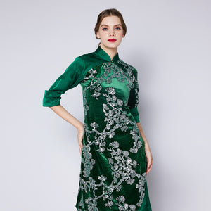 Meng Yao Velvet Dress