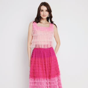 Layer Tulle Top