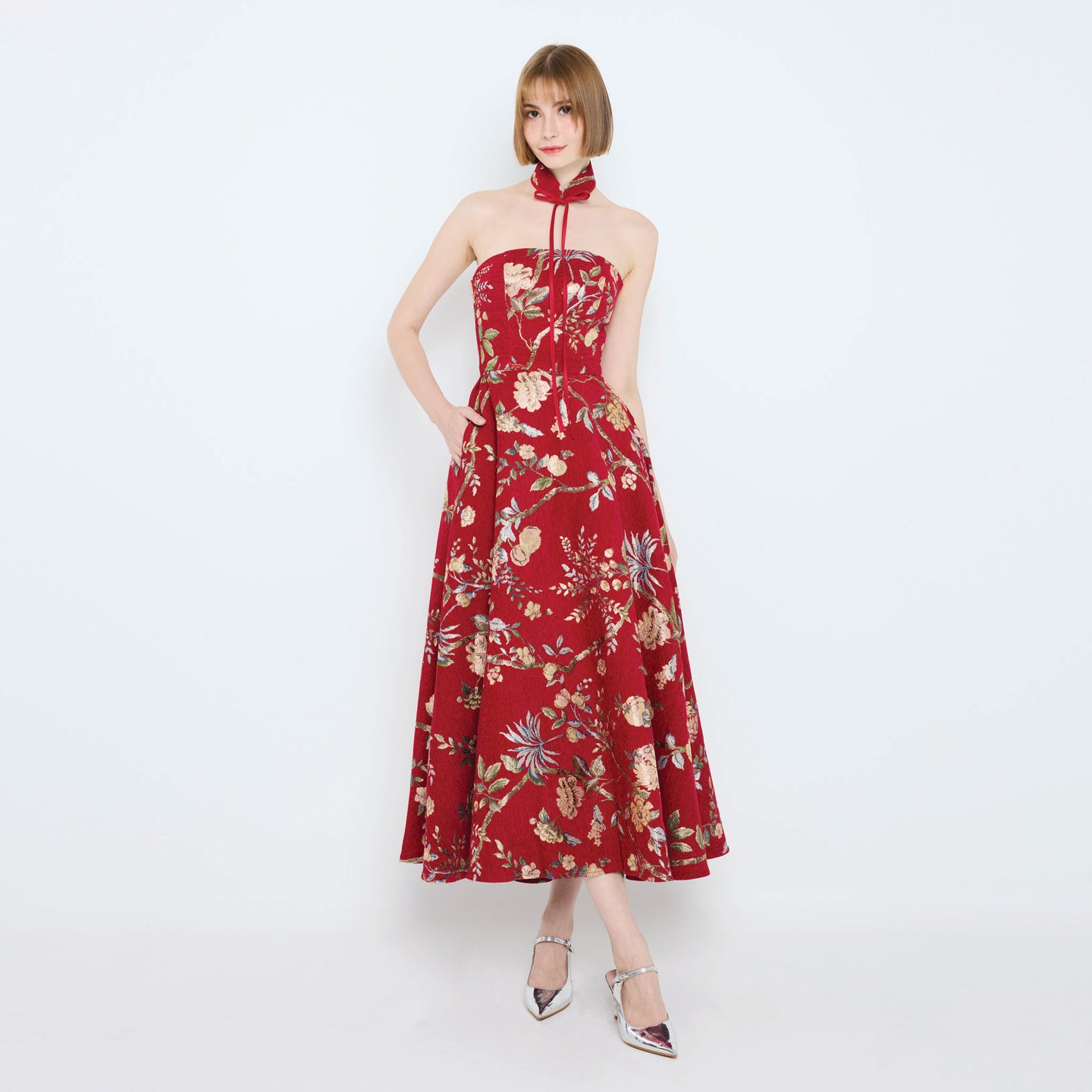 Lirui Jacquard Tube Dress